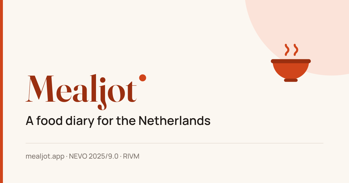 MealJot — product screenshot